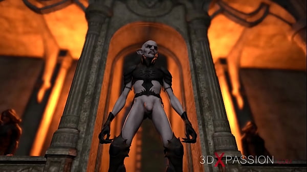 Sacrifice. Zepar The Duke Of Hell Plays With A Scorching Light-haired In The Castle