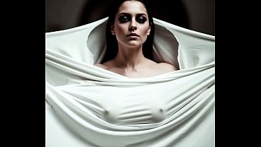 Sheet Ghost Chick AI Generated